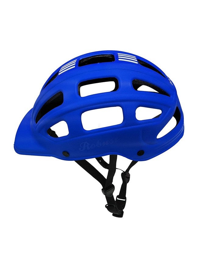 Jaspo Jaspo Sturdy Cycling Adjustable Multisport Helmet for Skateboarding & Skating Suitable for Kids, Boys and Girls up to 10 Years- Made in India (Blue)  - Image 1