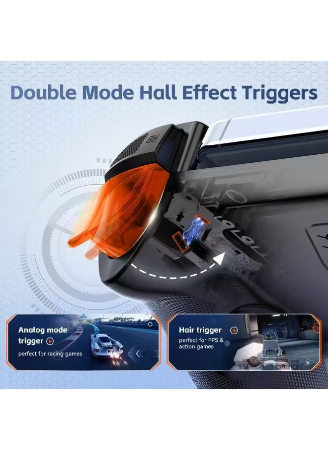 General - Professional Stretch Gamepad Gamwing Aobing Max Type-C Wired & Bluetooth Gaming Controller compatible with Android iOS PC Switch Steam Xbox PS with Hall Joysticks Hall Trigger Turbo - Image 1