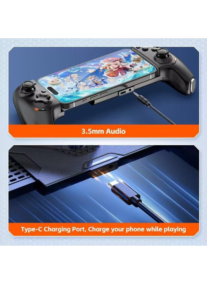 General - Professional Stretch Gamepad Gamwing Aobing Max Type-C Wired & Bluetooth Gaming Controller compatible with Android iOS PC Switch Steam Xbox PS with Hall Joysticks Hall Trigger Turbo - Image 1