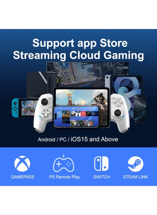 General - Professional Stretch Gamepad Gamwing Aobing Max Type-C Wired & Bluetooth Gaming Controller compatible with Android iOS PC Switch Steam Xbox PS with Hall Joysticks Hall Trigger Turbo - Image 1