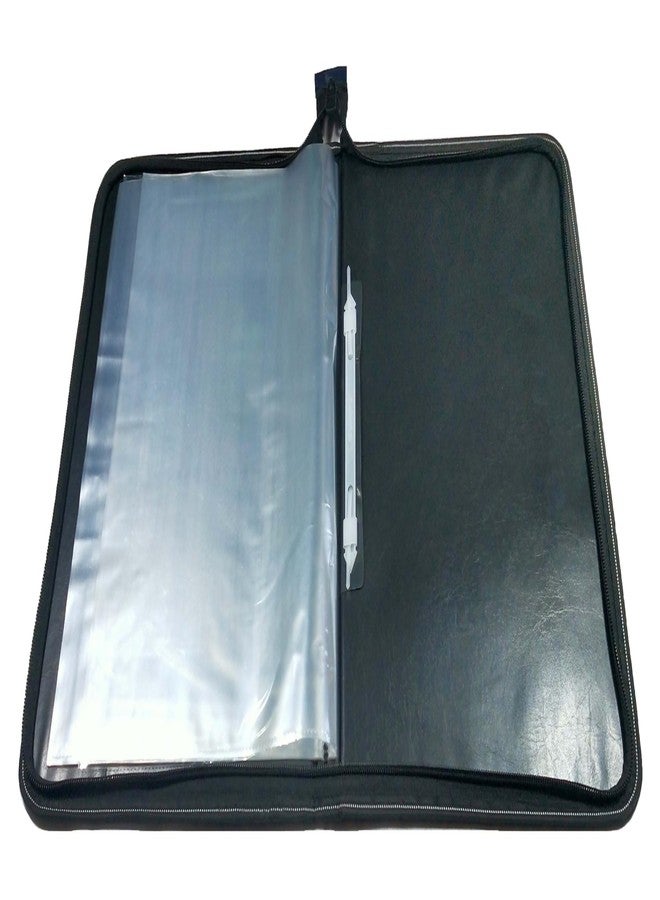 Shining Zon PU Leather Multipurpose 10Leaf File Sleeve to Store A4 FS Professional Files Folders for Certificate Legal Size Documents Holder for Home, Office, School (10 Sleeve-1PCS Orange) - Image 5