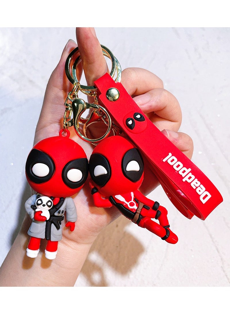 5pc Deadpool  Wolverine Deadpool Pendant Figure Doll Toy - Image 2