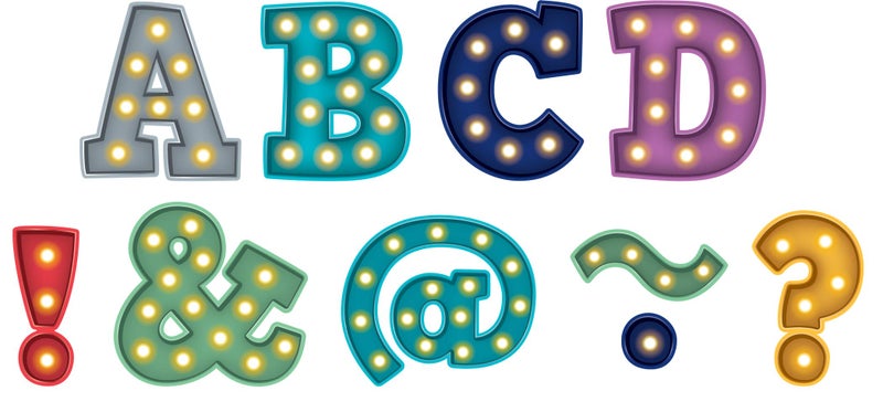 Teacher Created Resources Marquee Bold Block 2 Magnetic Letters - Image 2