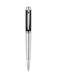 POLICE Rovio.2 Black And Silver With Stainless Steel Trims Medium Drill Point Gents Pen  - Image 4