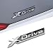QOMAGO 1PCS Xdrive Emblem Badge Sticker Bright Silver Compatible with 1 2 3 4 5 Series X1 X3 X5 X6 X7 Series M2 M3 M4 M5 M6 Seriesetc Trunk Rear Replacement Accessories - Image 2