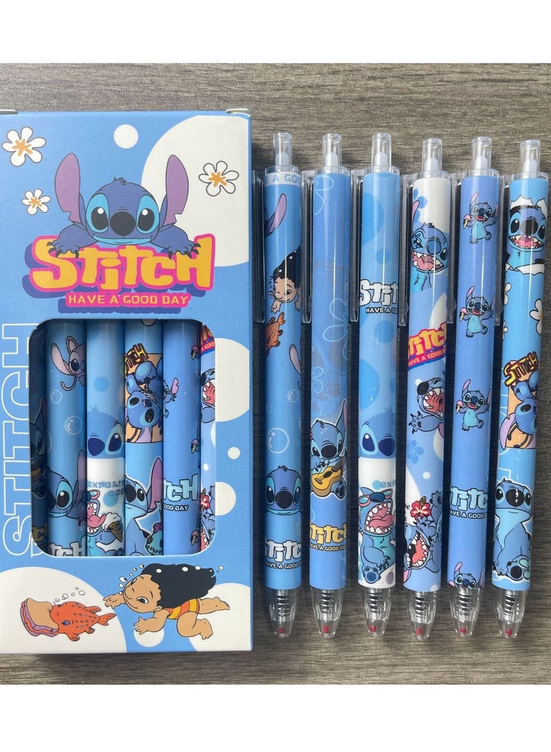 ستيتش إمدادات حزب غرزة حزمة 6 حزمة أقلام مع الوشم غرزة للأطفال البالغين (ليلو و غرزة حزب تفضلات) - Image 1