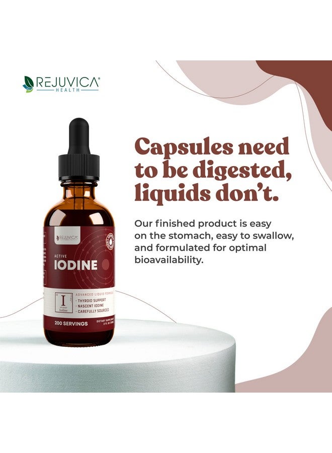 Rejuvica Health Active Iodine - Nascent Iodine Drops - Liquid Delivery for Better Absorption - Supports Healthy Energy, Vitality, & Iodine Levels  - Image 5