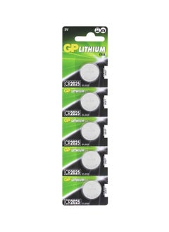 GP 5-Pieces GP CR2025 Lithium 3V Indonesia Batteries 