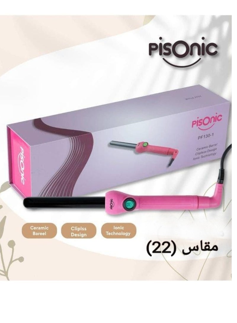PISONIC Curly Hair Curling Iron Size 22 m  PF130-1 - Image 1