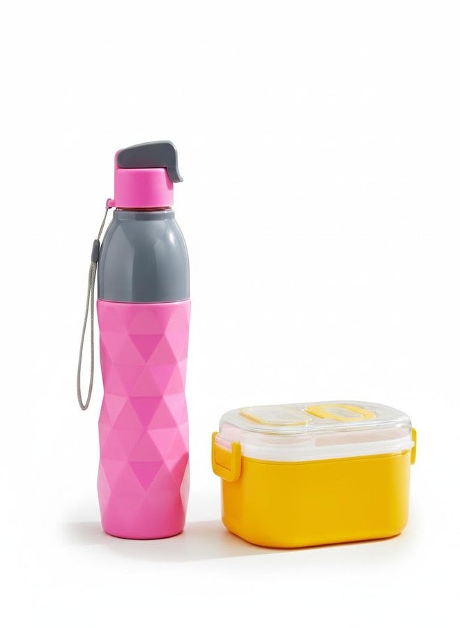 LAZYwindow Meal-Prep Combo, Airtight Lunch Box with Insulated Water Bottle, BPA-Free, Food-Grade - Image 1