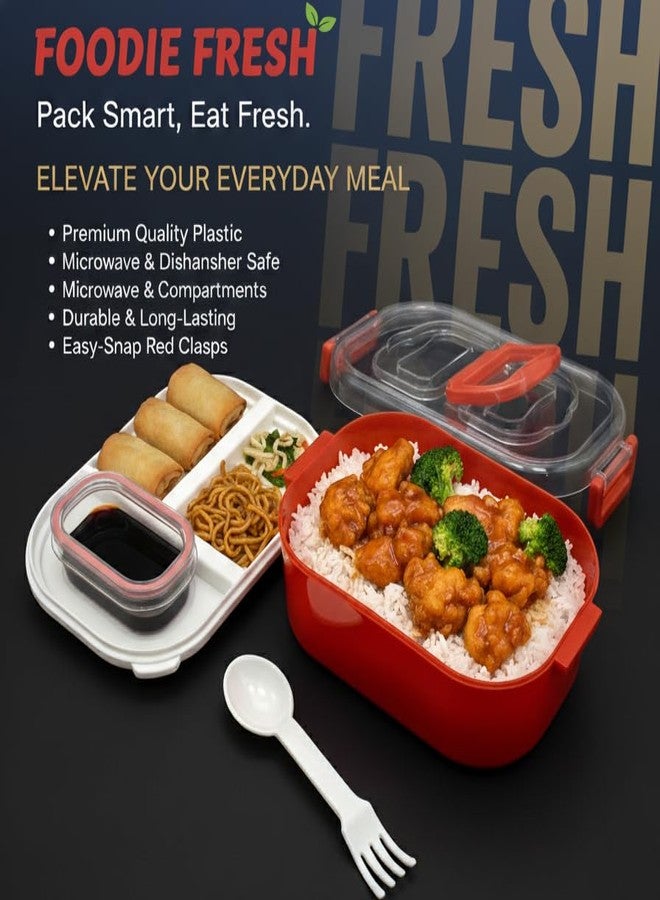 LAZYwindow Meal-Prep Combo, Airtight Lunch Box with Insulated Water Bottle, BPA-Free, Food-Grade - Image 2