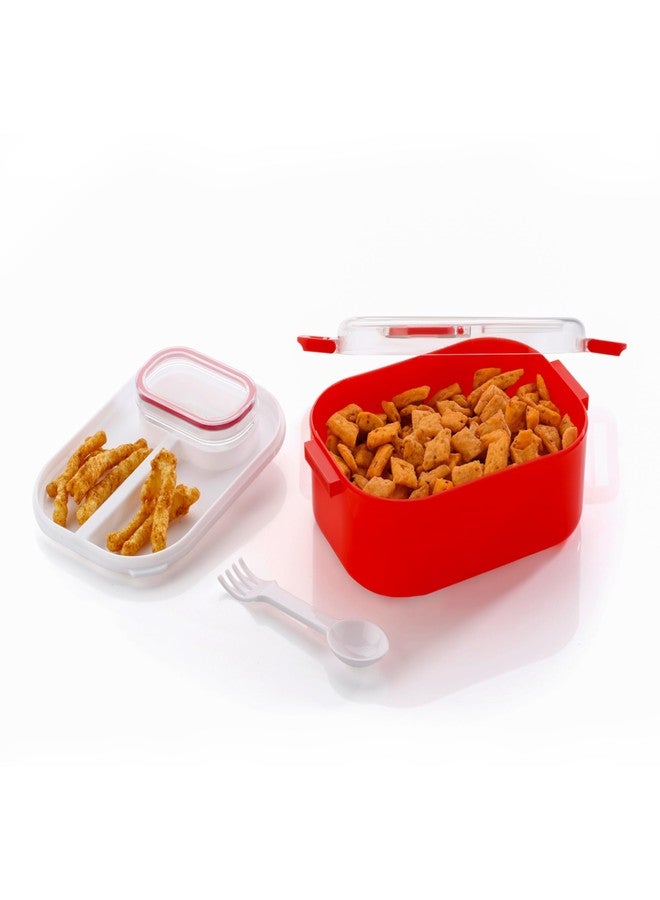 LAZYwindow Meal-Prep Combo, Airtight Lunch Box with Insulated Water Bottle, BPA-Free, Food-Grade - Image 3
