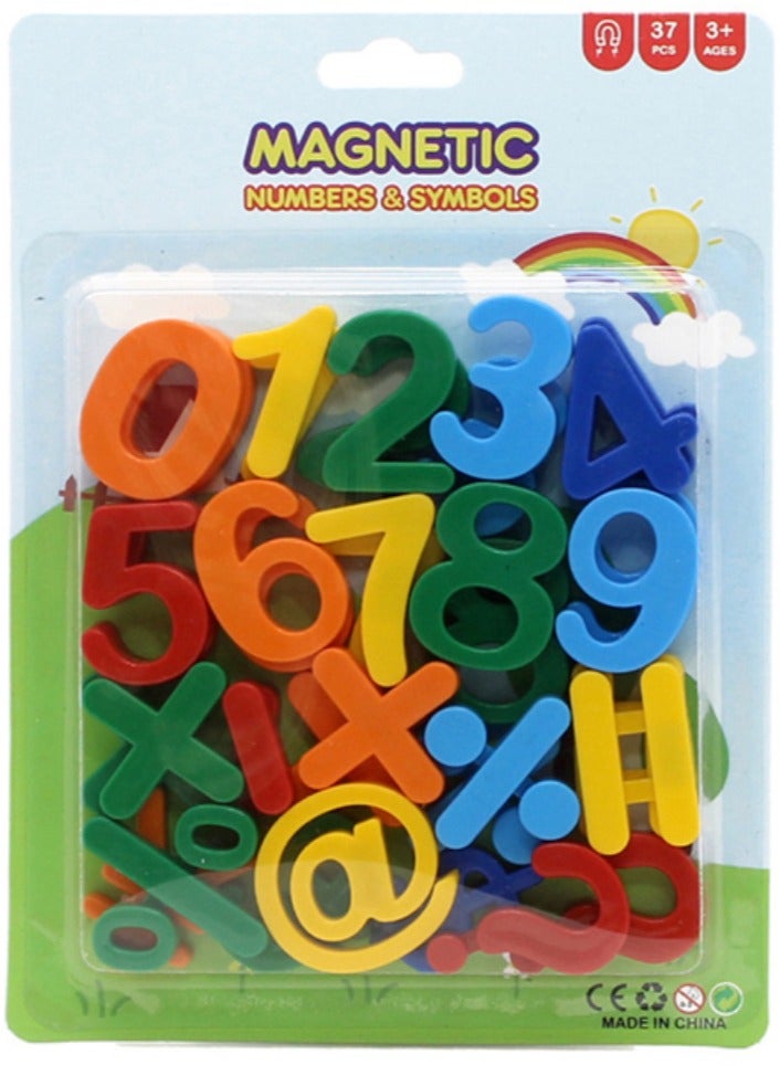 general Magnetic Numerical Kit, 37 Numbers and Mathematical Symbols. - Image 1
