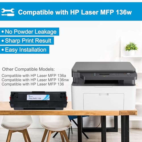proffisy 3000 Pages 110X Toner Cartridge, Large Volume 110A Toner Cartridge Compatible with HP Laser MFP 136w, MFP 136a,136nw,136 Printer -1PCS - Image 3