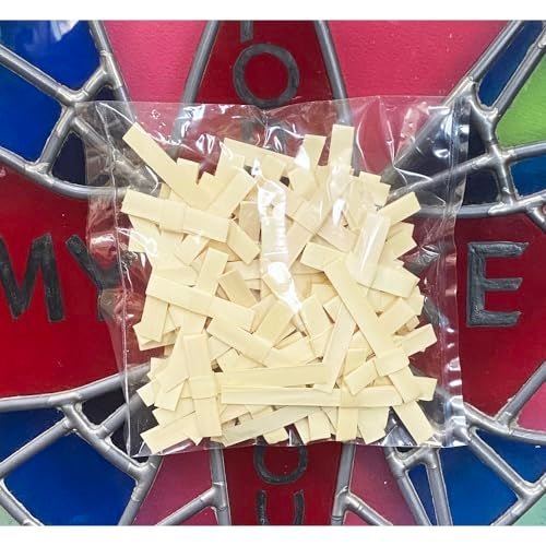 F.A. Dumont Hand Made Mini Palm Sunday Palm Crosses - Pack of 50-3"" Tall, Tan/Yellow - Image 3