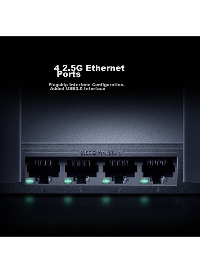 M I Xiaomi Be7000 Wifi 7, Qualcomm's New Generation Enterprise-grade Chip, 8 Independent Signal Amplifiers, 4 2.5g Network Ports And Usb 3.0, Home Router - Image 5