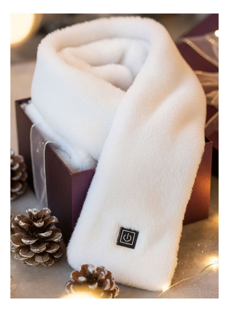 Intelligent Temperature-Controlled Heating Scarf – USB Rechargeable Winter Gift for Him  Her - Image 2