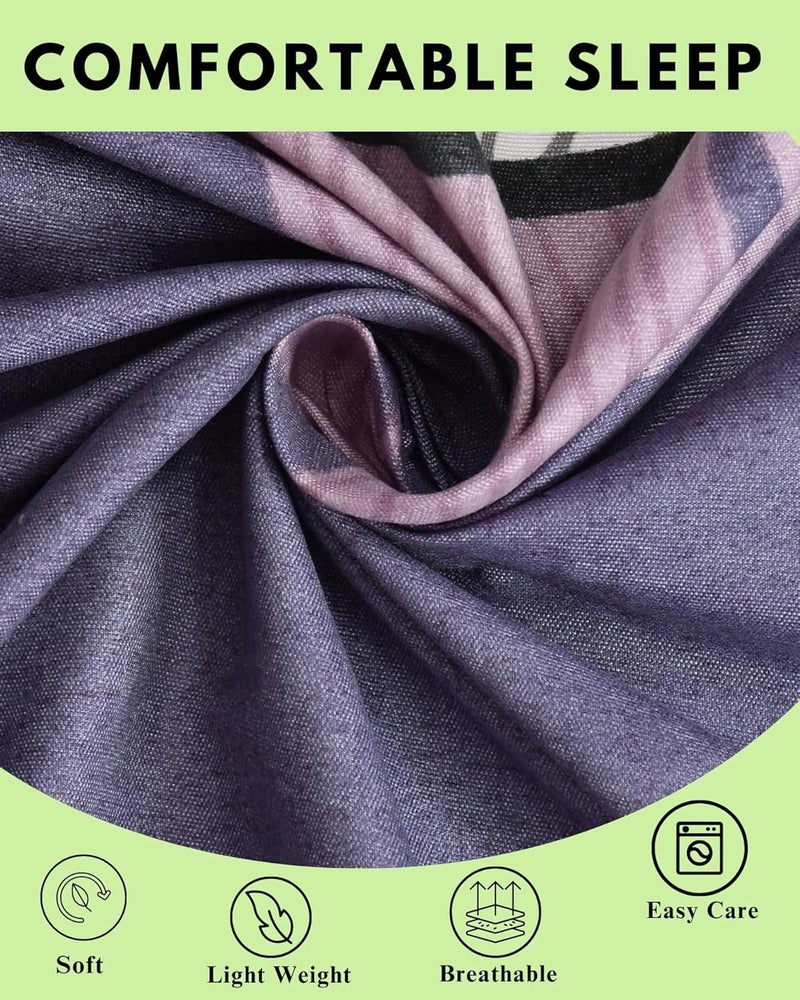Akshya Akshya Single Bedsheet Elastic Fitted 72X 48X up to 8 Mattress Soft Cotton Blend with 1 Pillow Cover 72X 48X up to 8 Inches Mattress  - Image 3
