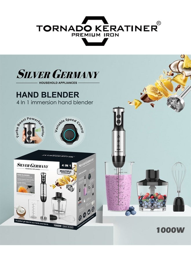 Tornado Keratiner 4 in 1 Electric Hand Blender Set 1000W SG-0045  - Image 3