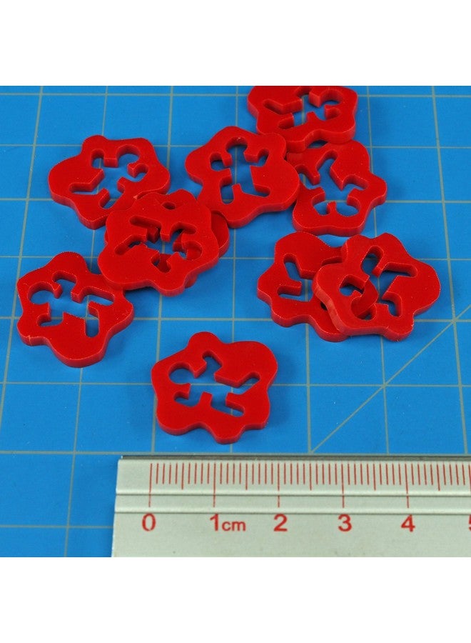 LITKO Obviously Dead Tokens | Casualty Markers | Red | Pack of 10 Tabletop Wargames - Image 3
