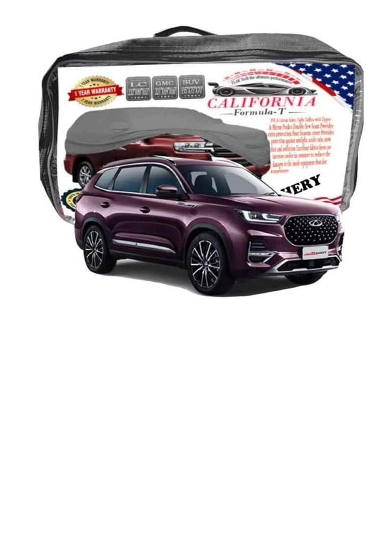 California formula-T - California Car body Cover Windproof  Scratch Resistant Cover with Working Gloves CHERY TIGGO 8 PRO - Image 1