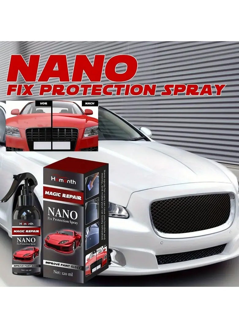 Homonth Coating Renewal Agent, Car Nano Repairing Spray, Coating Agent Spray, Car Coating Wax Polishing Spray, Nano Crystal Coating Agent, Fast Fine Scratch Repair  - Image 2