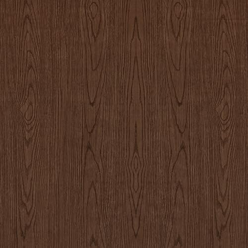 HOMEMATES Self-Adhesive Wallpaper Waterproof Old Furniture Vinyl Stickers Wooden Door Wardrobe Desktop PVC Wall Papers 45 X 304 CM- (Walnut Brown) - Image 4