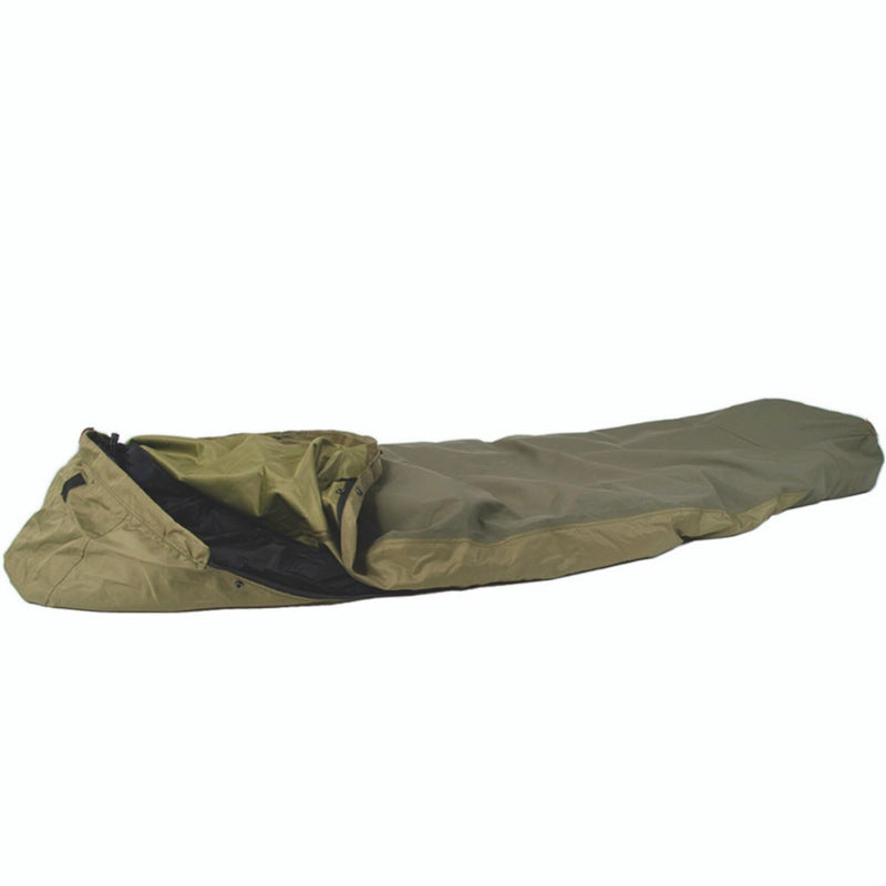 Mil-Tec Trilaminate Durable Waterproof Lightweight Breathable Tactical Outdoor Camping Hiking Generous Cut Sleeping Bag Cover with Zip Closure | Suitable for Various Sleeping Bags, Olive Drab - Image 5