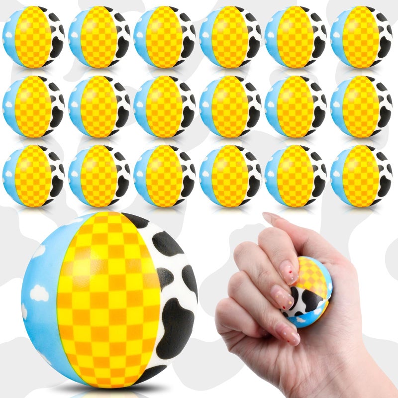 AXBMM 24 PCS Toy Inspire Game Party Stress Balls for Kids Party Favors 157 Inch Anxiety Relief Fidget Sensory Toys Toy Theme Squeeze Balls Bulk for Birthday Goodie Bags Carnival Gifts Classroom Prizes - Image 3