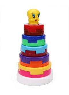 Storio Storio Baby Toys Stacking Multicolor 10 Rings Baby Toys for Toddlers Kids 6 Months,1 Year Old Boys and Girls Pack of 10 Pcs  - Image 1