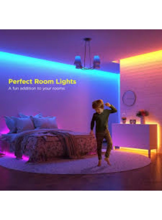 شريط إضاءة نيون LED ذكي ومرن بطول 5 أمتار بتقنية بلوتوث RGB، يتزامن مع الموسيقى، مثالي لتزيين المنزل، المطبخ، غرفة النوم، السيارة، الدراجة، الفندق، الحفلات الخارجية، الحديقة، سطح المكتب، التحكم عبر تطبيق الهاتف، يعمل بمنفذ USB. - Image 2