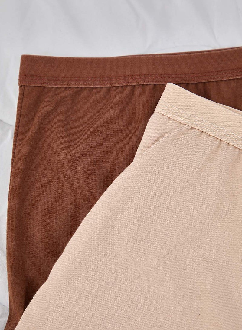 trendyol BrownTan 2 Pack Boxer Briefs Tbbss23Cm00025 - Image 4