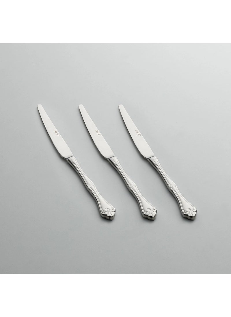 Nehir Lalezar Plain Dinner Knife Set of 6  - Image 2