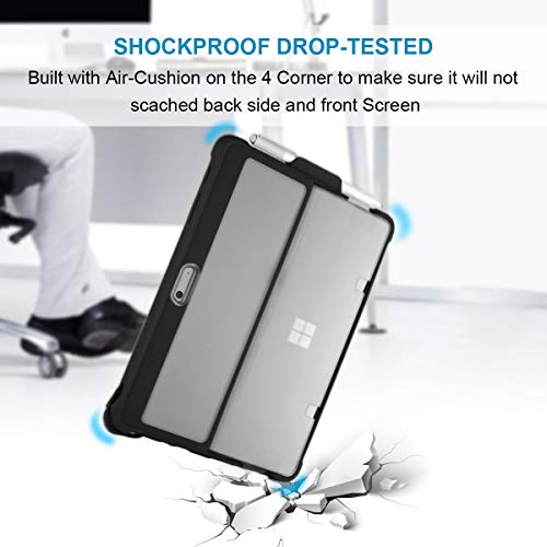Youtec for Surface Go 3 Case Surface Go 2 Case, Surface Go Case, Shockproof Rugged Folio Surface Go 3/ Go 2/ Go Protective Case Cover Compatible with Microsoft Surface Go 2/ Go 3/ Go 10 inch Tablet - Image 4