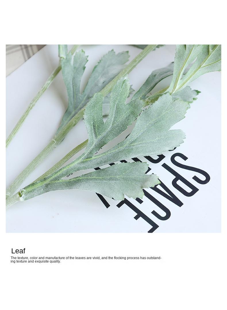 Generic 5-Pieces Artificial flower simulation dew lotus 3 head home decoration plants yellow  - Image 5