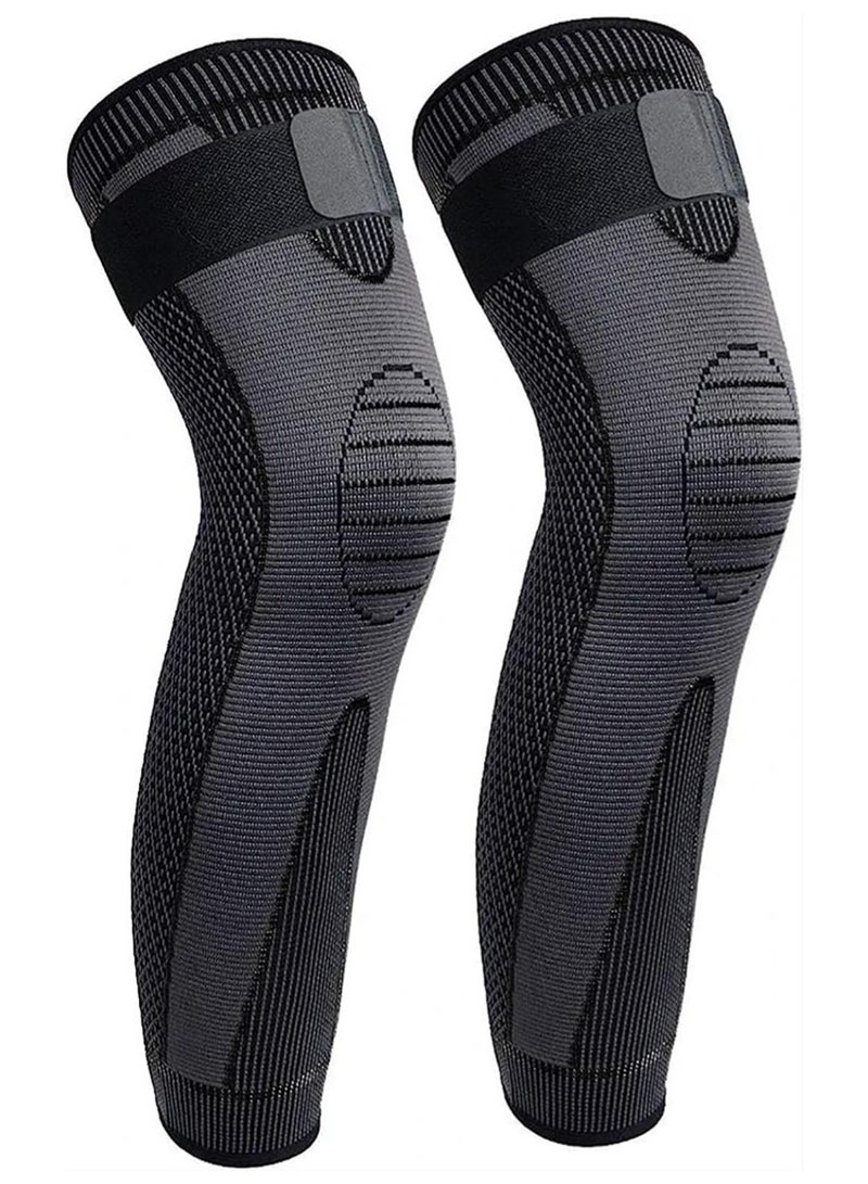 AGD Compression Braces to Protect Joints, Tendons, and Ligaments of the Knee, and Calf Muscles, for Sports Exercises and Injury Treatment - Image 1