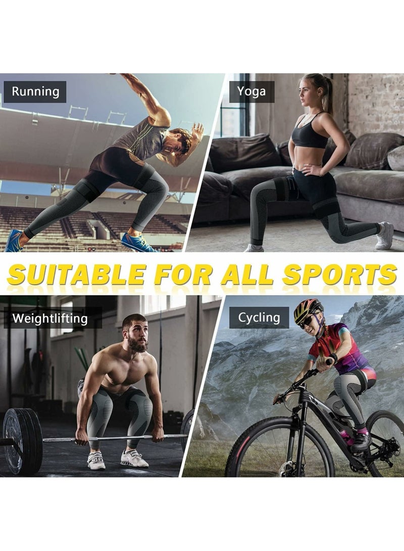 AGD Compression Braces to Protect Joints, Tendons, and Ligaments of the Knee, and Calf Muscles, for Sports Exercises and Injury Treatment - Image 3
