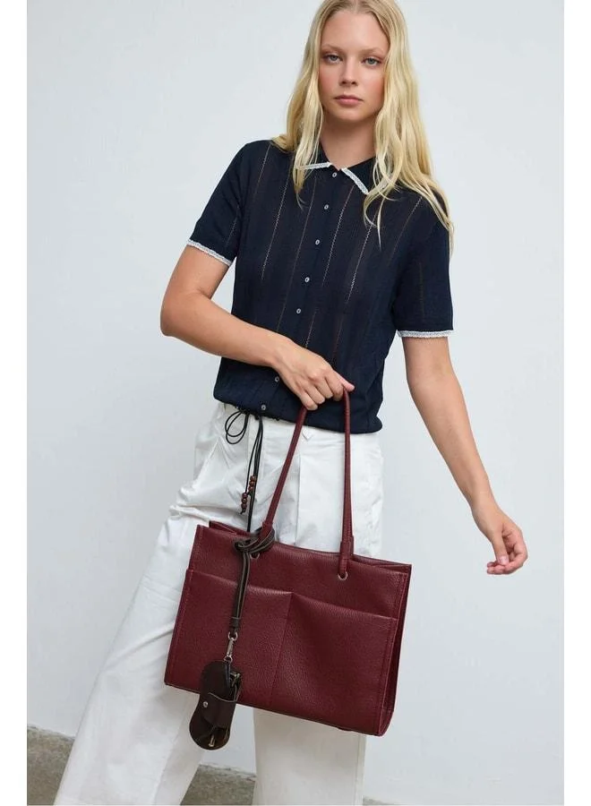 Shule Bags  Madison Burgundy Eyeglass Case Shoulder Bag. for Women | Best Price UAE