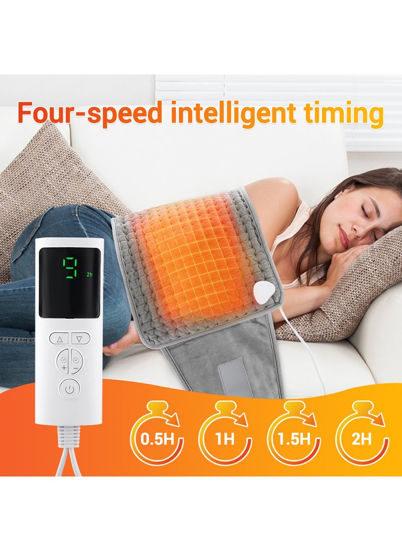 EzzySo Electric Waist Heating Belt Multifunctional Heating Pad Waist Heated Pad With LCD Controller Electric Heating Pad For Period Back Pain And Cramps Relief  - Image 2