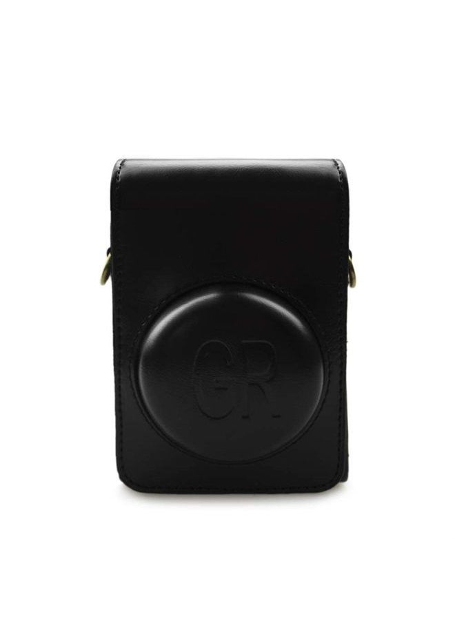 kinokoo - PU Leather Case Bag Tailored for Ricoh GR/GR II/GR III, Protective Carrying Bag-BLACK - Image 1