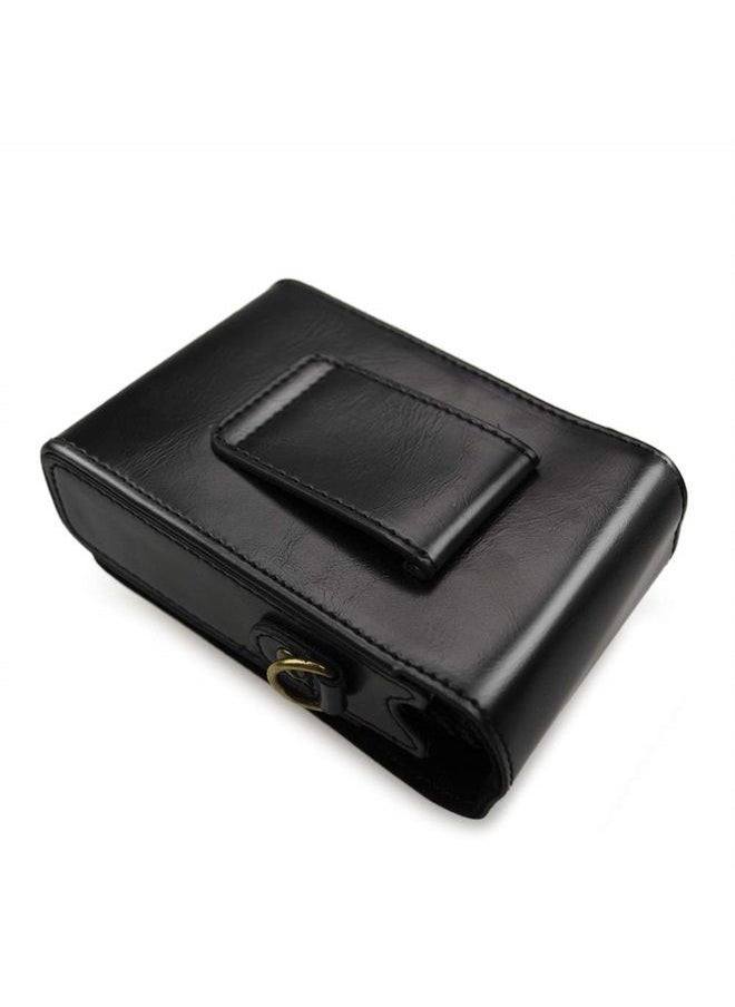 kinokoo - PU Leather Case Bag Tailored for Ricoh GR/GR II/GR III, Protective Carrying Bag-BLACK - Image 1