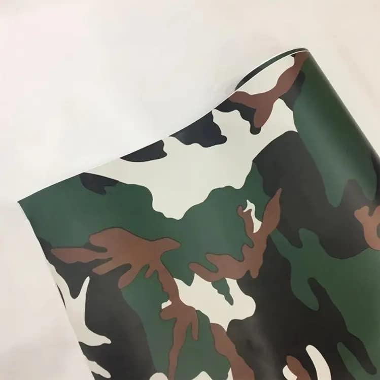 LIVECOOL Camouflage Vinyl Wrap Car Motorcycle Side Mirror, Phone Laptop DIY Styling Camouflage Decal Sticker Film Air Release for Car DIY Decoration (24 X 65 Inch, Army Vinyl) - Image 3