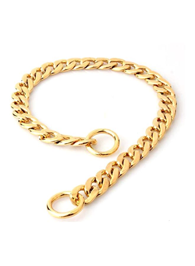 NIBEMINENT Metal Dog Collar Gold - Image 3