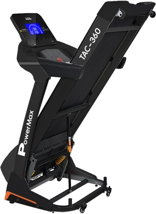 PowerMax Fitness - PowerMax Fitness TAC-360 (6HP Peak ) Premiun AC Motorized Treadmill for Home Use,12 Pre-Set Max Pro Workout Session【Max User Wt.140kg |15 Level Auto Incline | Top Speed:18 Km/hr | Spring Resistance】 - Image 1
