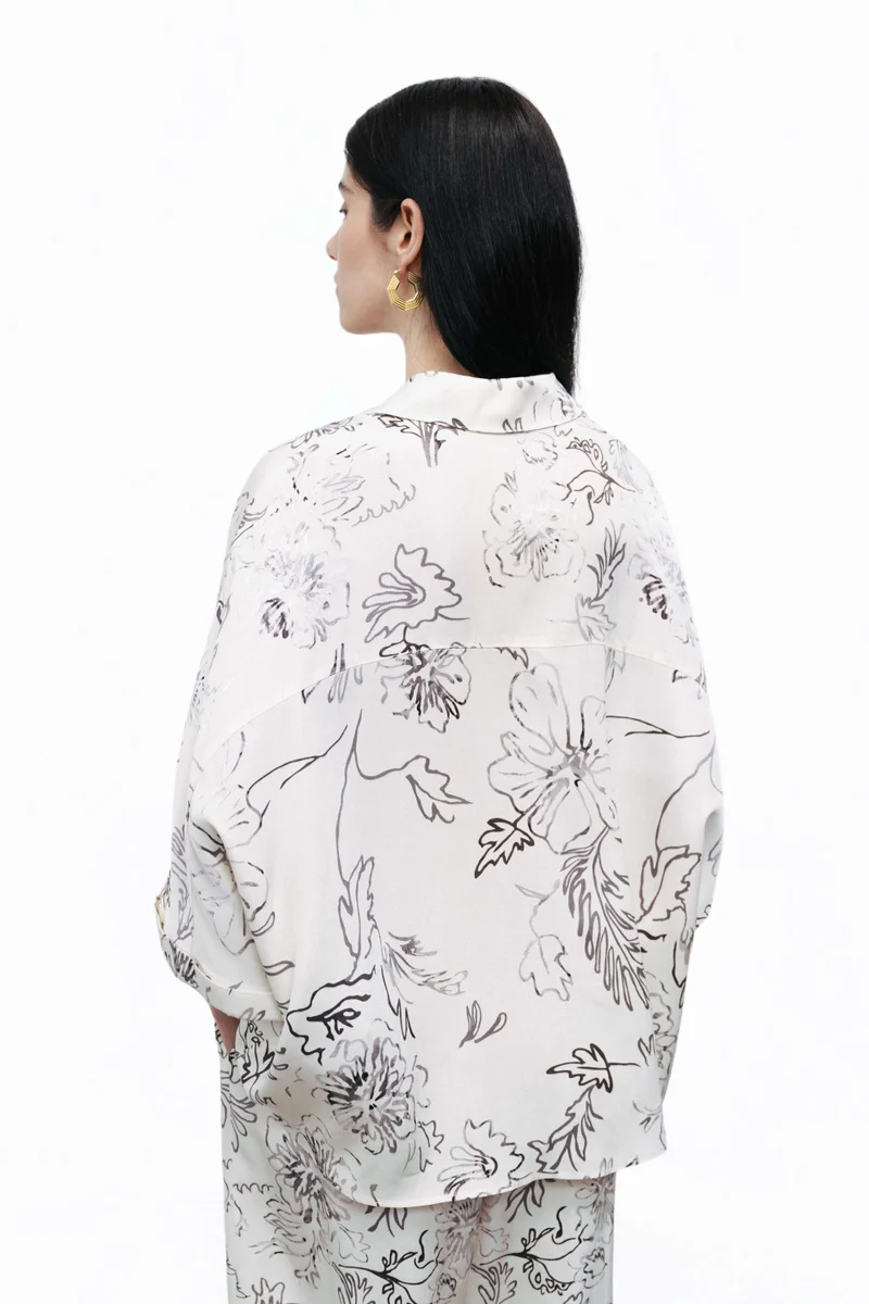 Nocturne Flowy Patterned Shirt