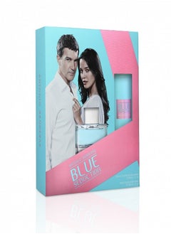 Antonio Banderas Blue Seduction 2pcs Gift Set(EDT 80ml + Body Spray 150ml) 