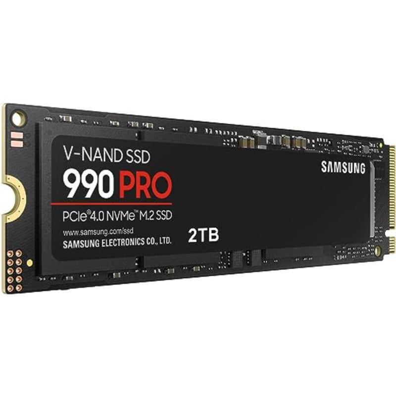 990 PRO SSD 2TB PCIe 4.0 M.2 2280 Internal Solid State Hard Drive, Seq. Read Speeds Up to 7, 450 MB/s for High End Computing, Gaming, and Heavy Duty Workstations, MZ-V9P2T0B/AM - Image 1