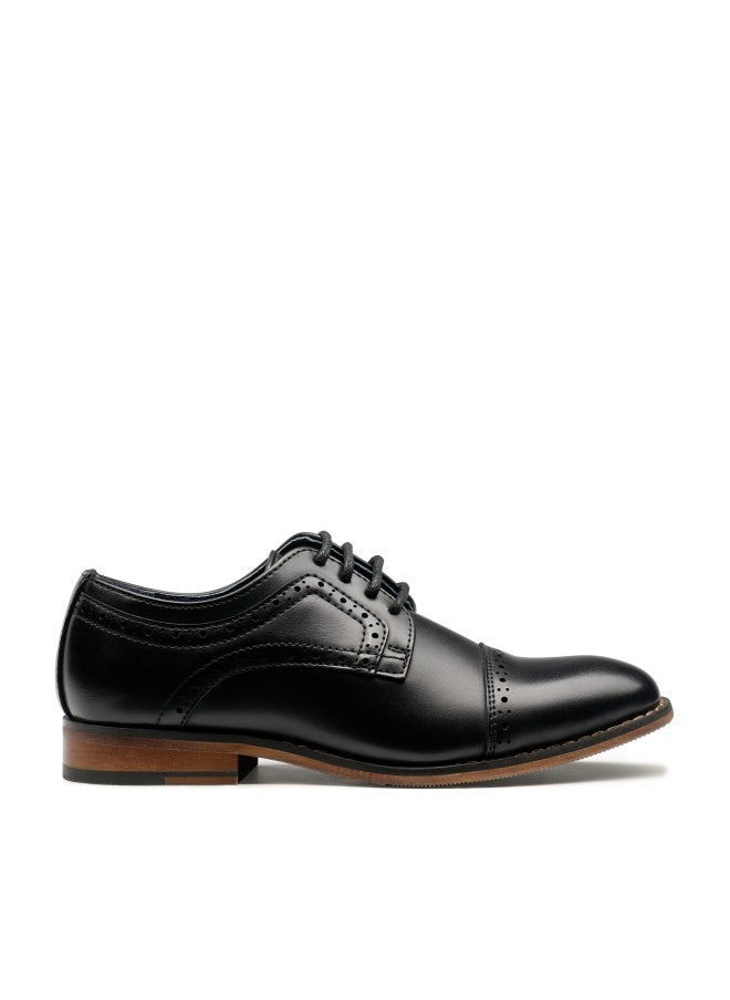 Bruno Marc Little Kid Prince_K_1 Black Boy's Classic Oxfords Dress Shoes Size 11 M US Little Kid - Image 1