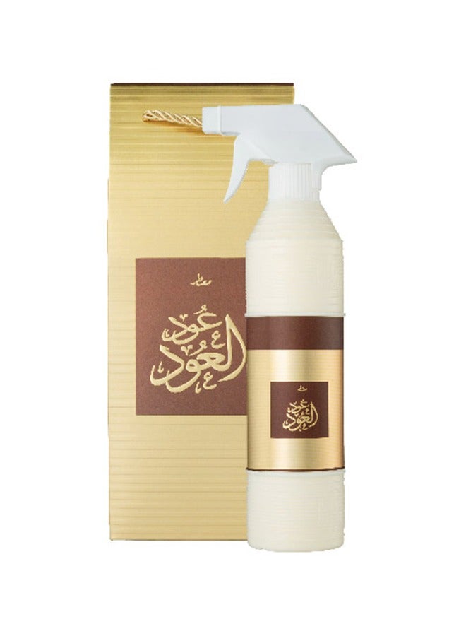 OUD LOVER Oud Al Oud Air Freshener 500ml with Oriental Woody Scent Alcohol-Free and Eco-Friendly - Image 1
