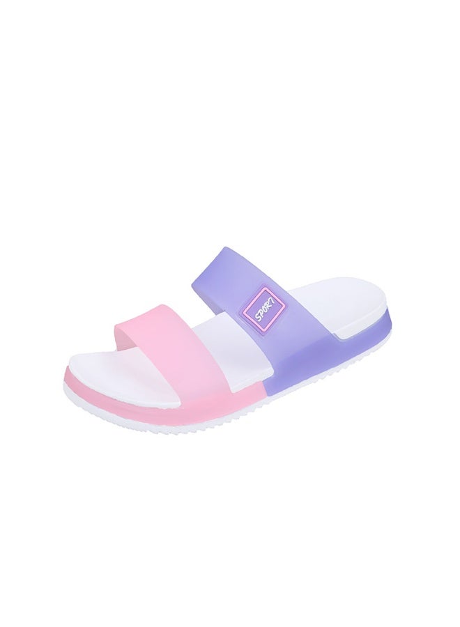 NIBEMINENT Women's Jelly Slippers Casual Fashion Sandals Summer Thick Bottom Soft Bottom Anti-slip Beach Shoes Lightweight One-Strap - Image 1